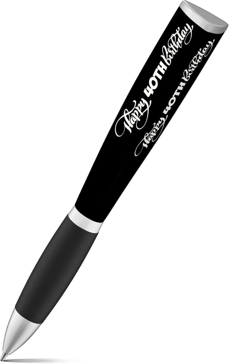 40th Birthday Personalized 3-Sided Pen for Women