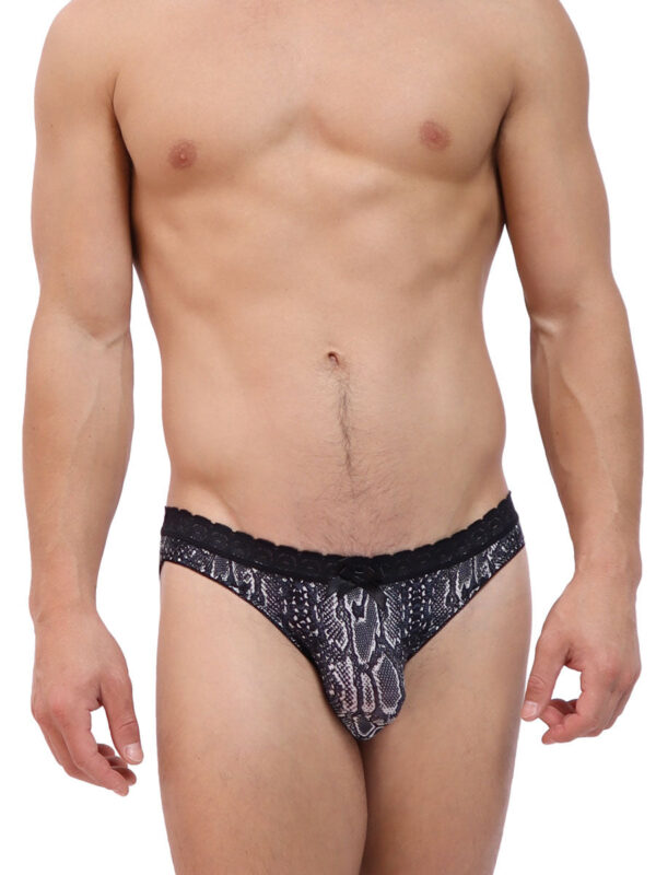 Men's Wild Side Panty with Snakeskin Pattern - Kuva 3