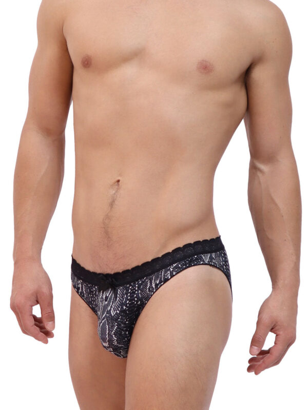 Men's Wild Side Panty with Snakeskin Pattern - Kuva 4