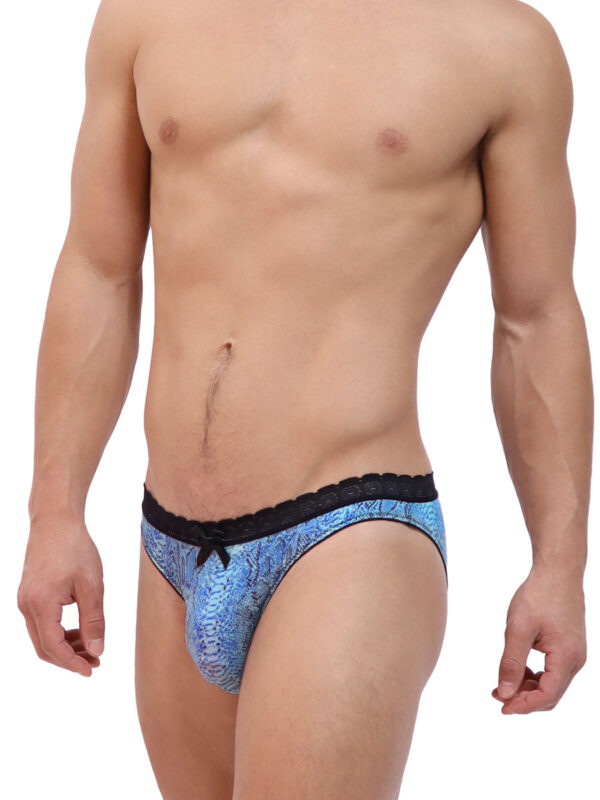 Men's Wild Side Animal Print Lace Panty - Image 3