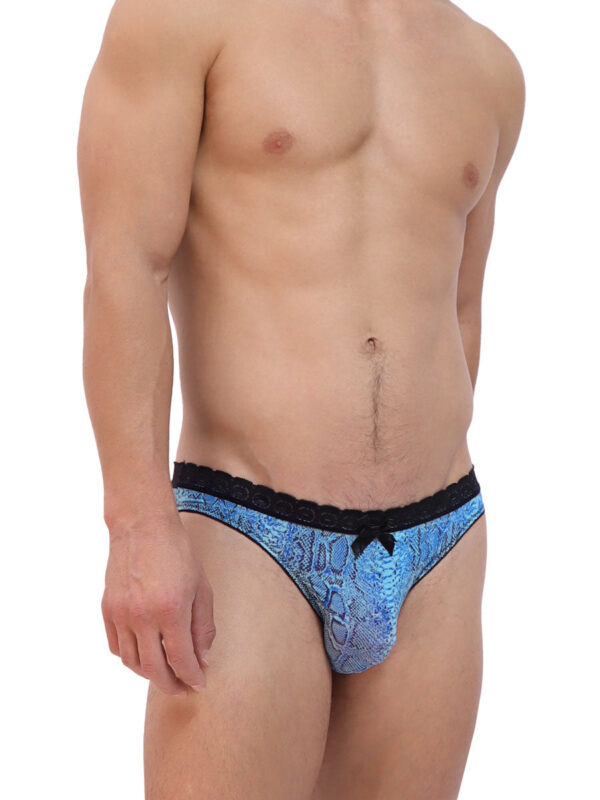 Men's Wild Side Animal Print Lace Panty - Image 4