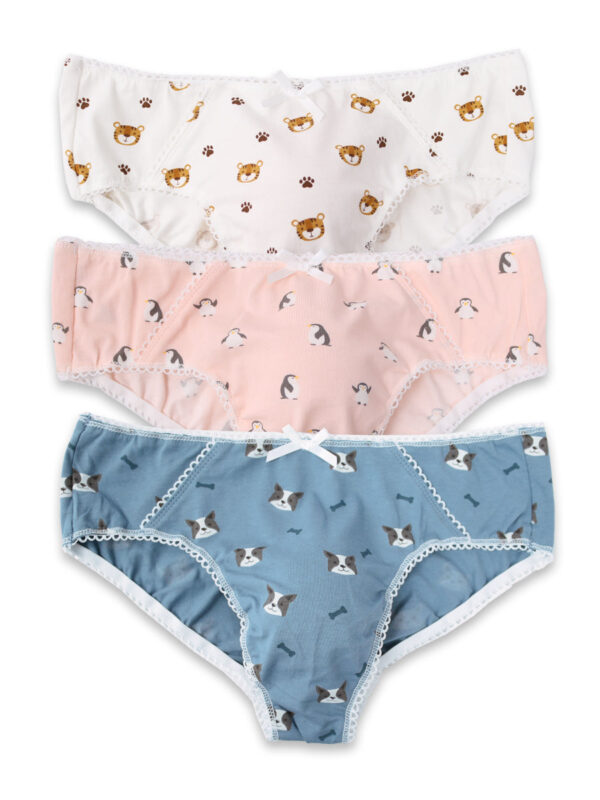 Women's Cotton Animal Print Panties 3-Pack