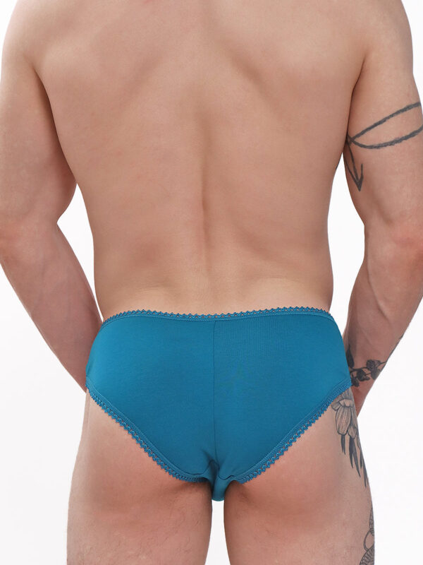 Men's Organic Cotton Picot Panty - Eco-Friendly Comfort - Kuva 5