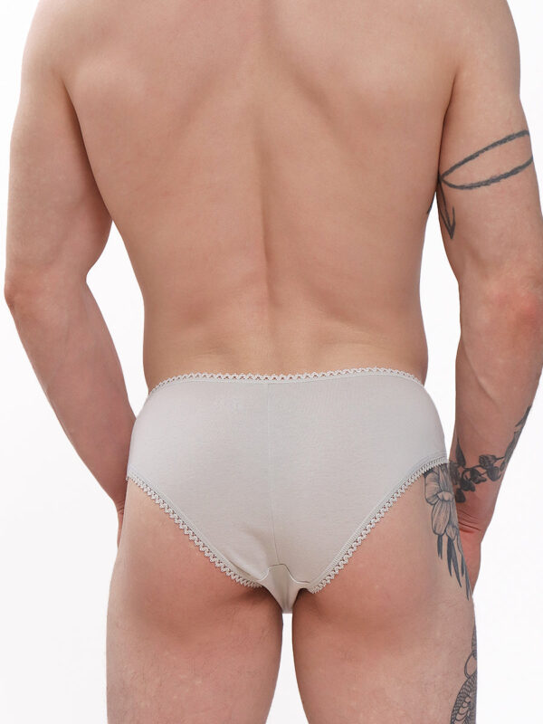 Men's Organic Cotton Picot Trim Panty - Kuva 4