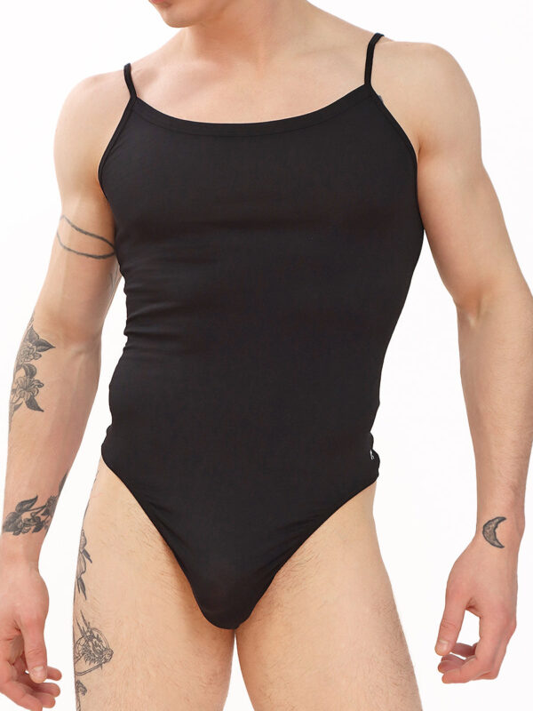 Men's Organic Cotton Thong Bodysuit - Soft & Eco-Friendly - Bild 2