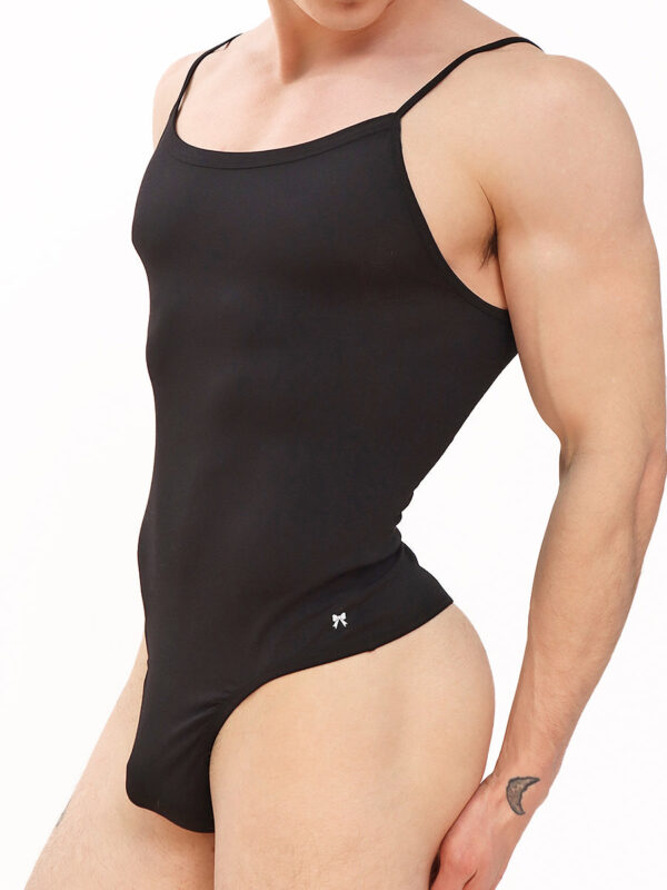 Men's Organic Cotton Thong Bodysuit - Soft & Eco-Friendly - Bild 4