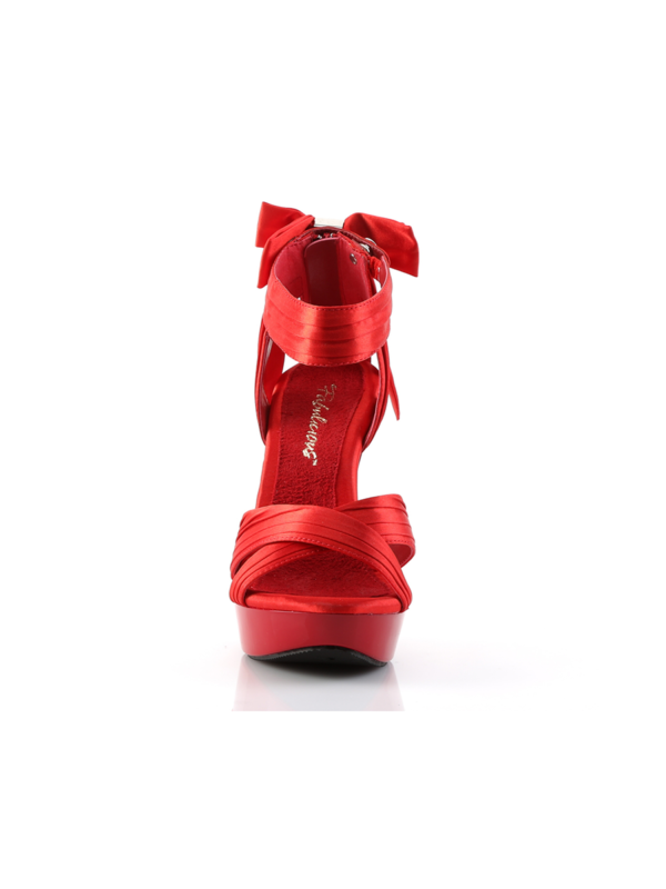 Women's Satin Ribbon & Bow Platform Heels – Image 3