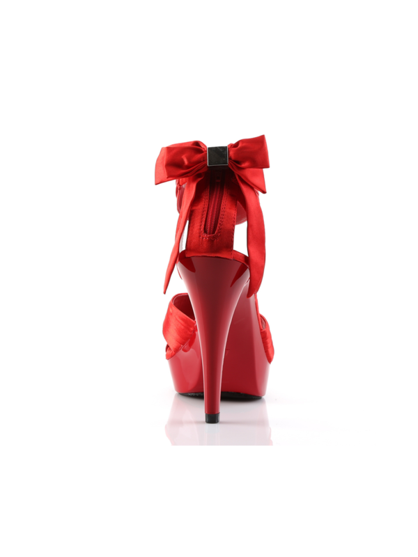 Women's Satin Ribbon & Bow Platform Heels – Image 6