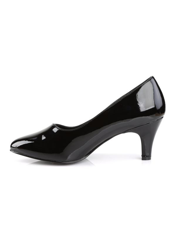 Women's Divine Wide Width Mini Pump - Elegant Black Heels - Bild 3