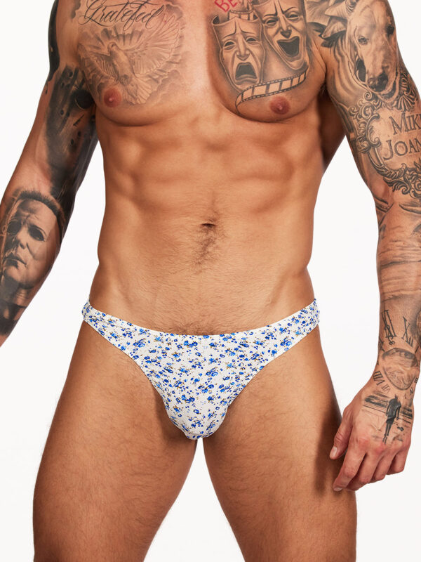 Men's Floral Pattern Blossom Sleek Panty