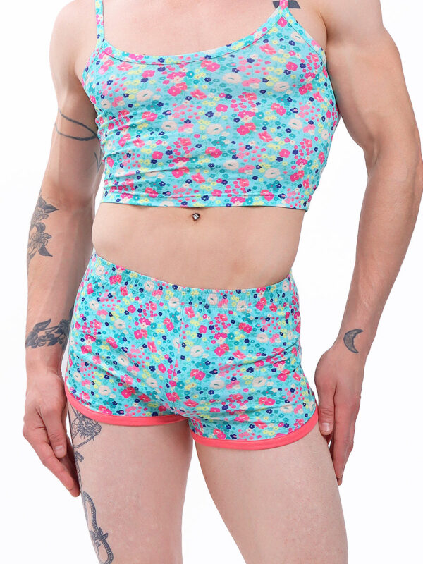 Men's Floral Garden Short-Shorts - Image 4