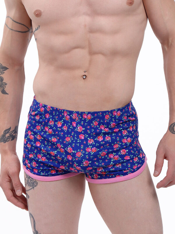 Men's Floral Garden Short-Shorts for Summer Comfort - Image 4