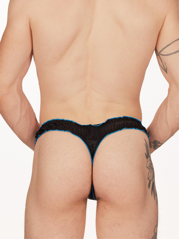 Men's Rip-Stop Ruffle Edge Thong - Stylish & Comfortable - Image 2