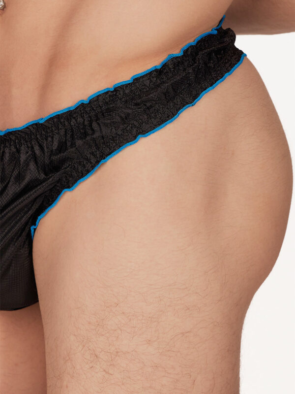 Men's Rip-Stop Ruffle Edge Thong - Stylish & Comfortable - Image 4