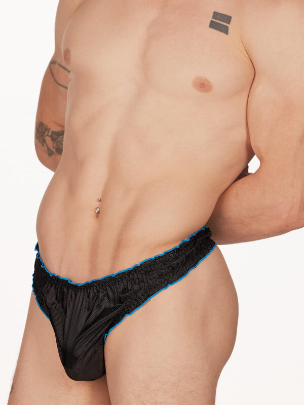 Men's Rip-Stop Ruffle Edge Thong - Stylish & Comfortable - Image 5