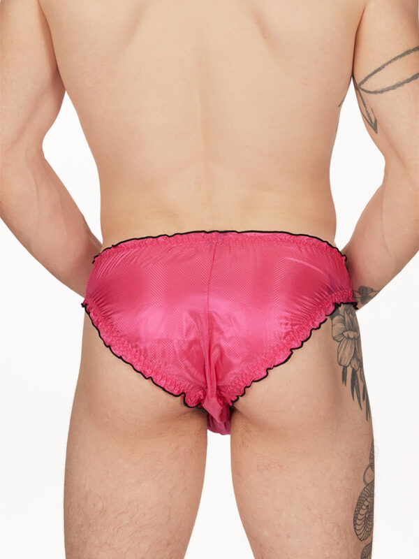 Men's Rip-Stop Ruffle Edge Panty - Bold and Stylish - Image 2