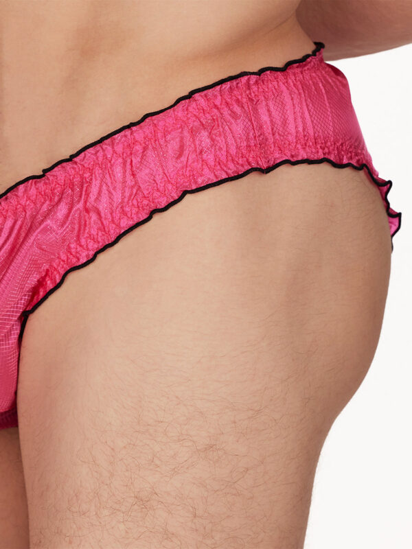 Men's Rip-Stop Ruffle Edge Panty - Bold and Stylish - Image 3