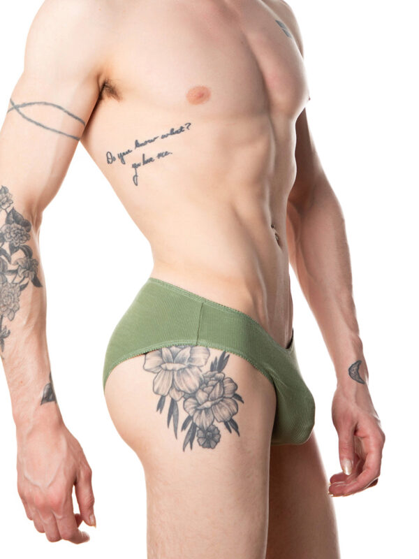 Men's So Soft Eco Ribbed Picot Briefs - Image 3