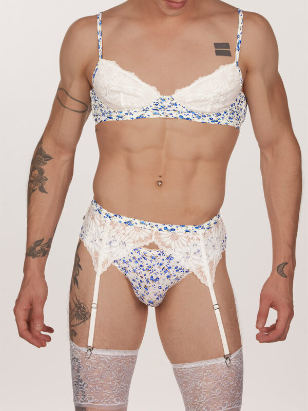 Lace Blossom Underwire Bra for Men and Women - Afbeelding 3