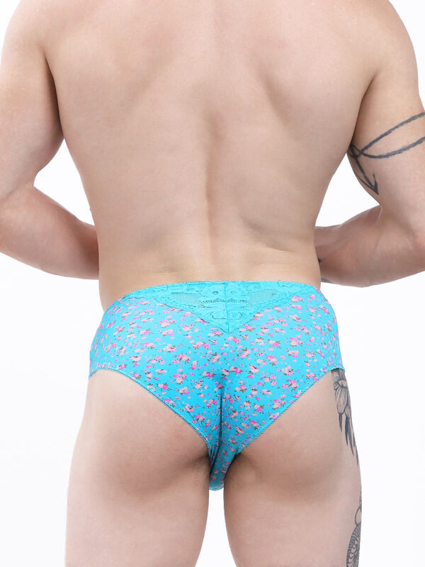 Men's Blossom Lace Hipster Floral Underwear - Εικόνα 5