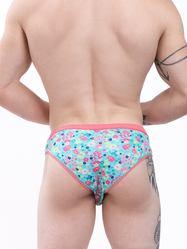 Floral Pattern Men's Garden Panty - Vibrant and Comfortable - Bild 4