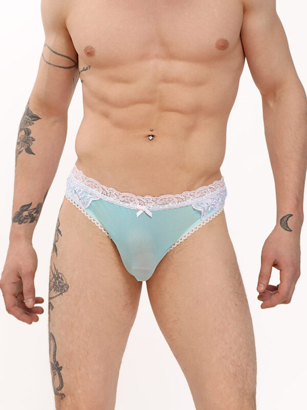 The Diana Lace Trim Men's Panty - Comfort & Style