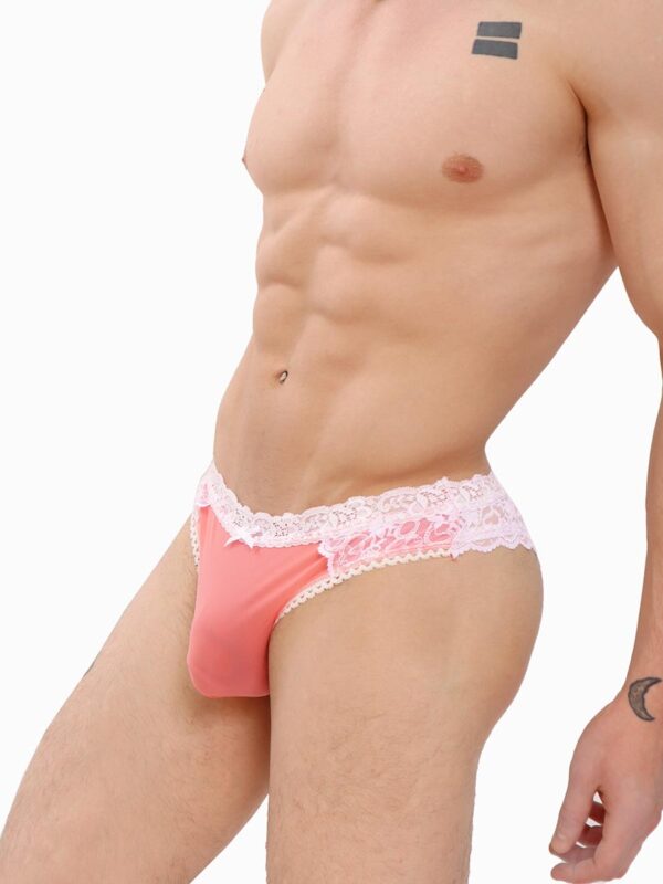 Men's Lace Trim Diana Panty Underwear - Afbeelding 3