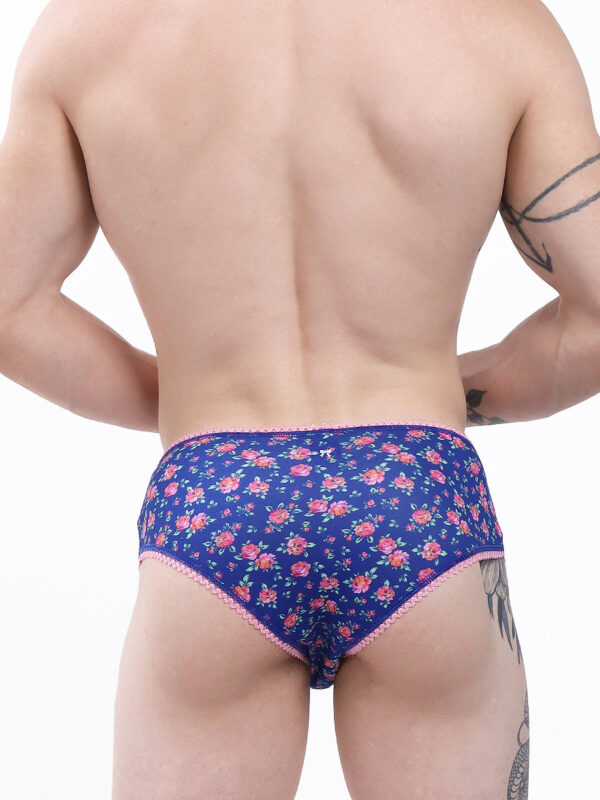 Men's Garden Pink Picot Hipster Panty - Bild 4