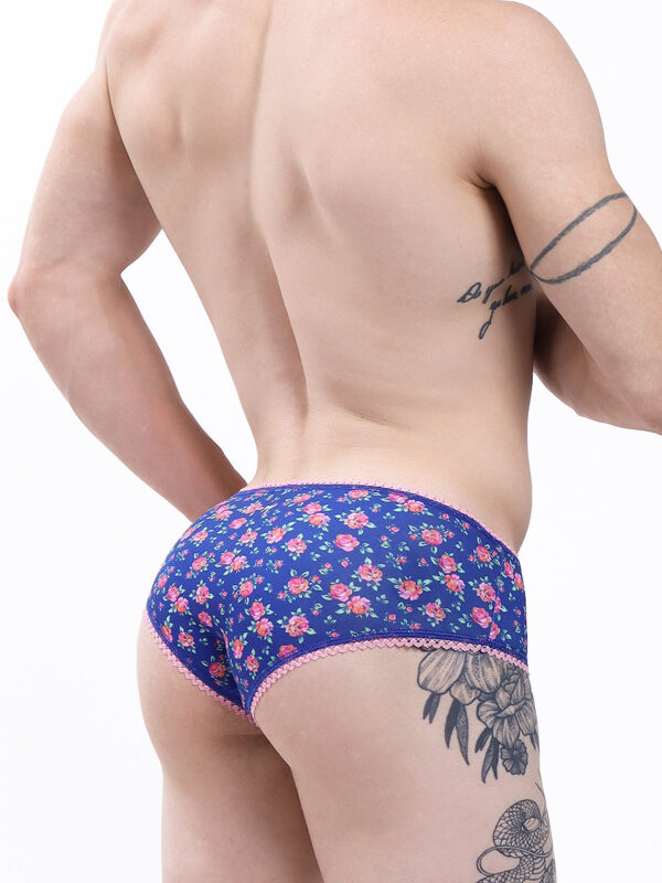 Men's Garden Pink Picot Hipster Panty - Bild 3