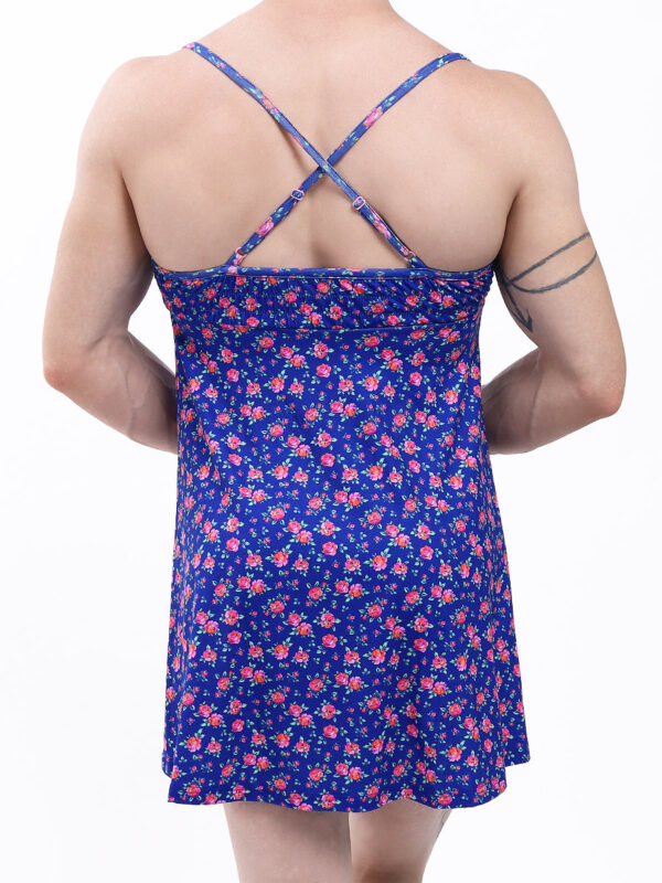 Men's Floral Garden Nightie for Comfortable Sleep - Image 3