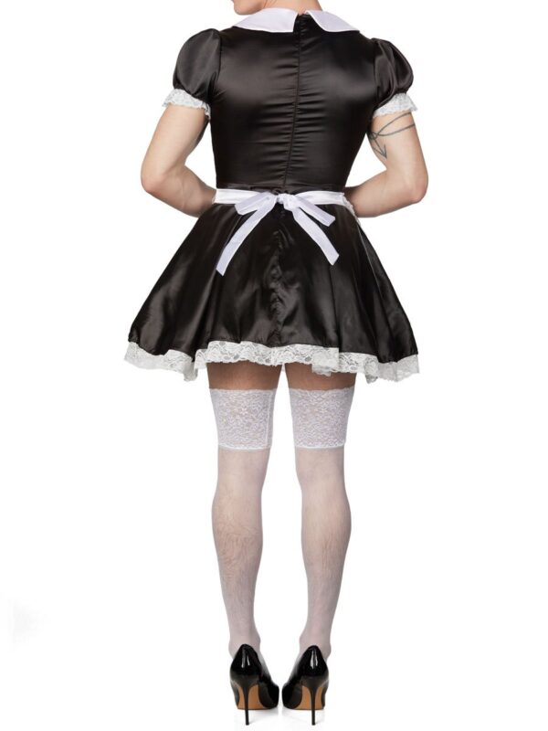 Elegant Men's French Maid Dress with Ruffles - Bild 4