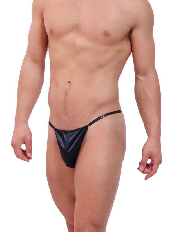 Men's Silky String Thong with Luxurious Fit - Image 3