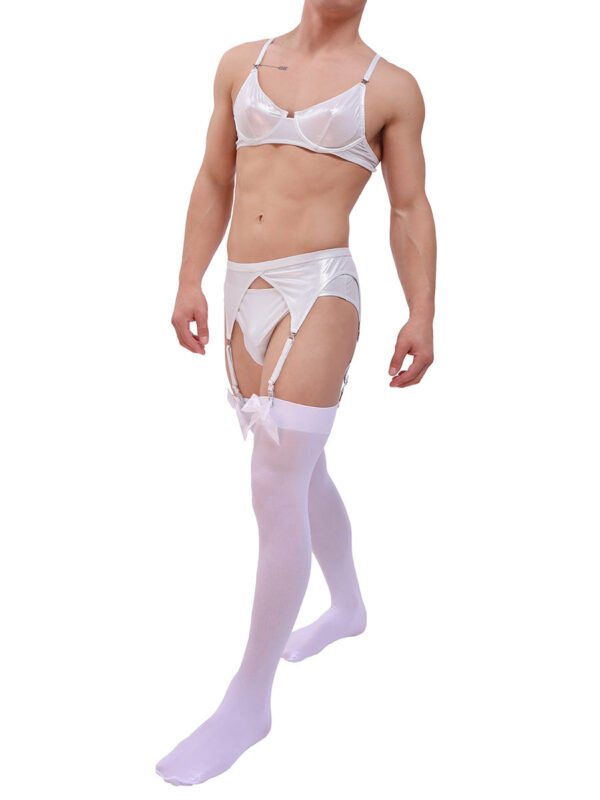 Men??s Mercury Garter Belt with Satin Finish - Image 3