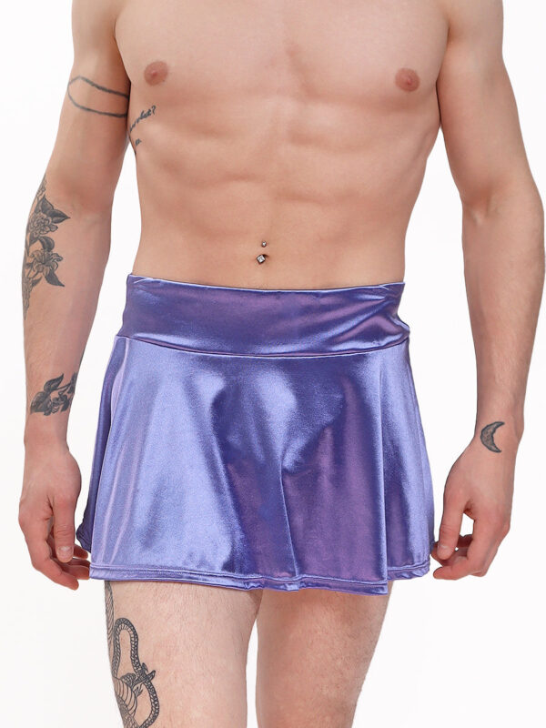 Stylish Satin Mini Skirt for Men and Women - Kuva 5