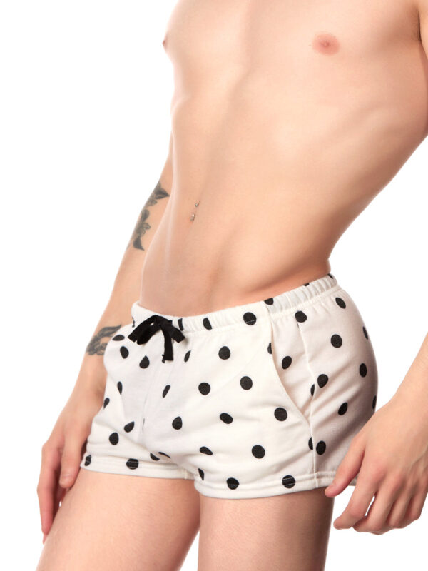 Men's Stylish Polka Dot Shorts - Image 3