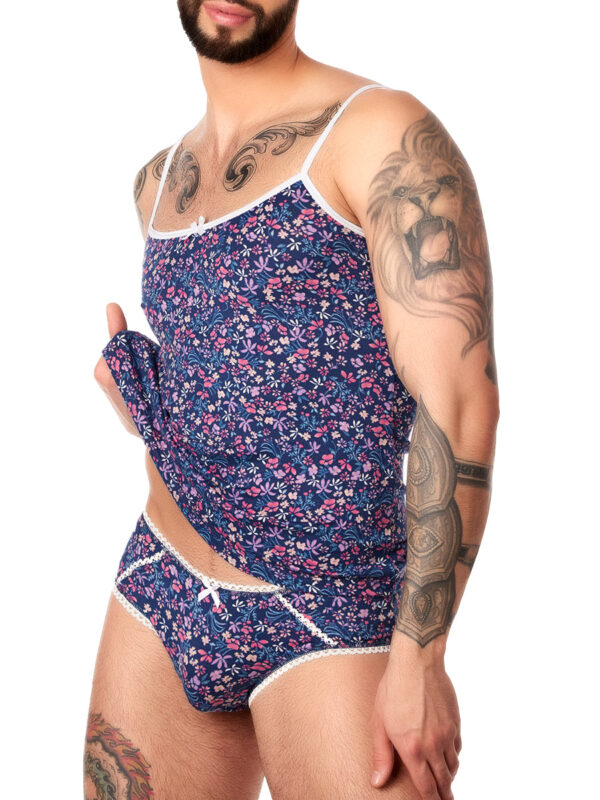 Ashley Floral Camisole för män