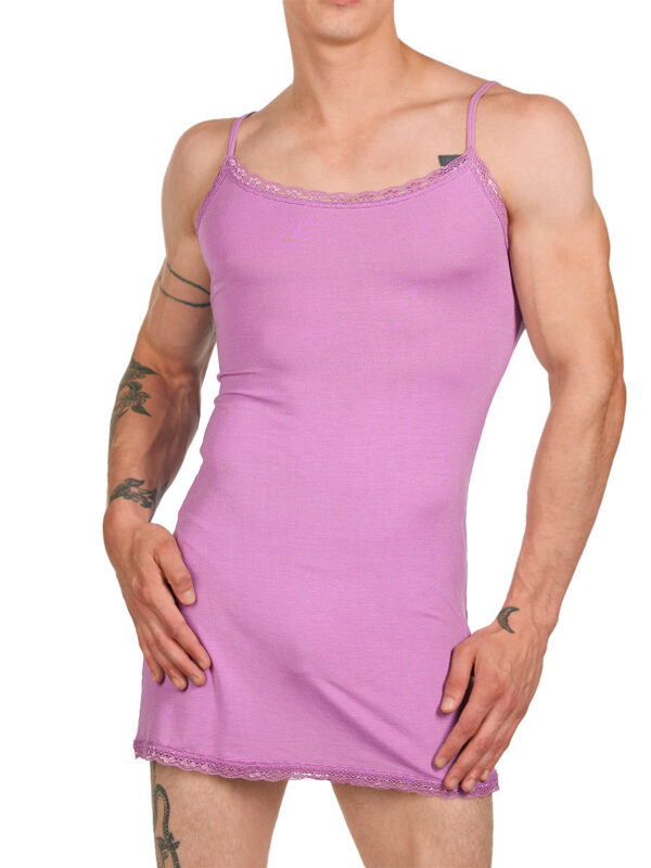 Men's Juliette Lace Nightie - Vibrant and Comfortable