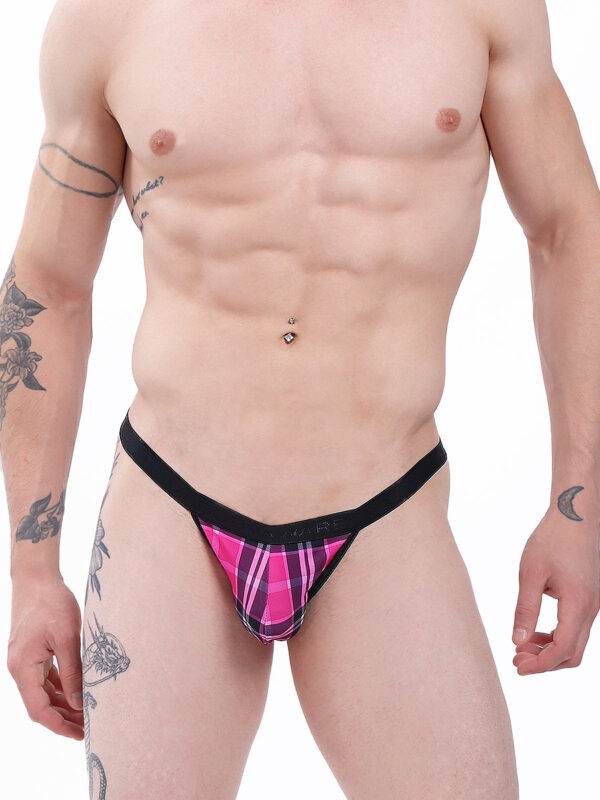 Men's Plaid Tanga Underwear - Sexy and Bold - Kuva 3