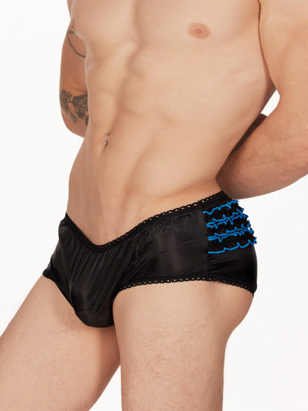 Men's Rip-Stop Ruffleback Panty in Vibrant Blue