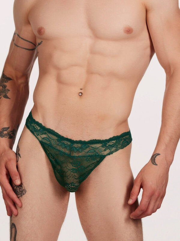 Men's Paris Lace Thong - Stylish and Comfortable Lingerie