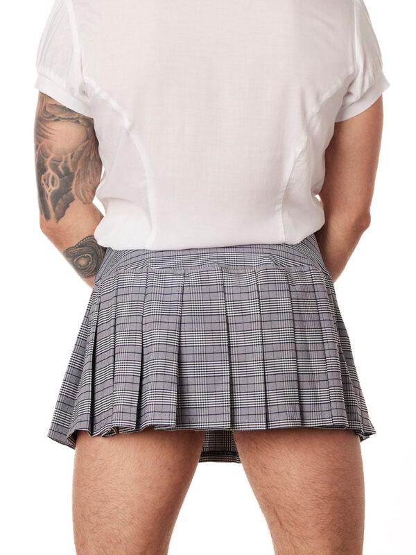 Classic Plaid Pleated Skirt for Men and Women - Image 5