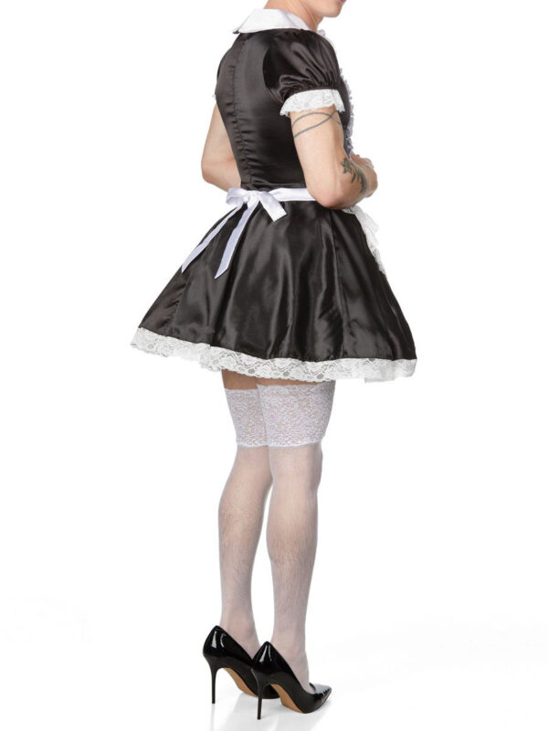 Elegant Men's French Maid Dress with Ruffles - Bild 2