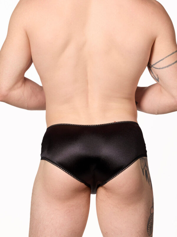 Men's Luxe Satin & Lace Hipster Panty - Bild 6