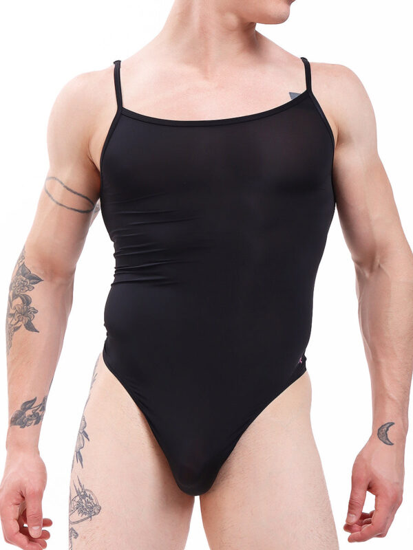 Men's Glow Thong Bodysuit for a Sleek Look – Image 4