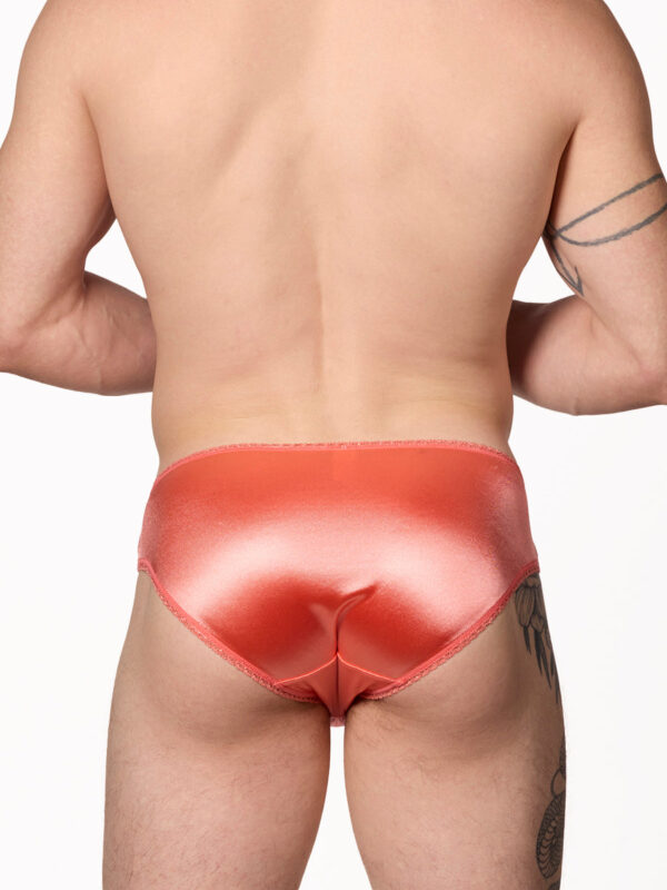 Elegant Satin & Lace Bikini Panty for Men - Bild 4