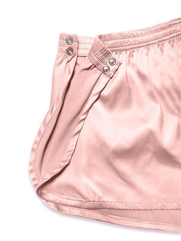 Men's Silky Tear Away Pink Shorts - Image 10