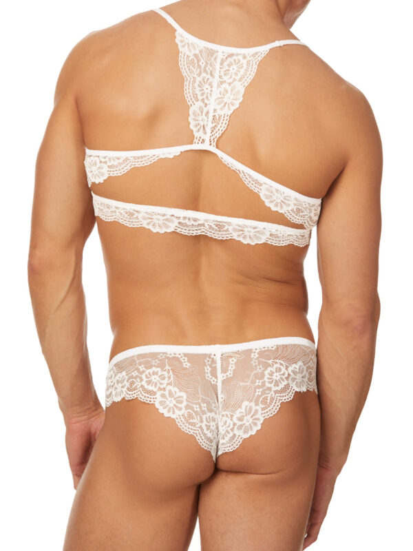 Men's Sexy Brazilian Lace Bra and Thong Set - Bild 6