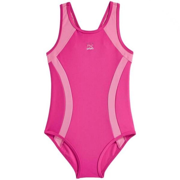 Kids Fuchsia Racing Swimsuit - Comfortable and Stylish